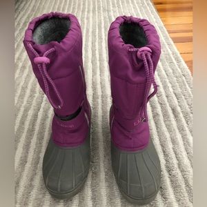 LL Bean Northwoods snow & ski purple boots, Kids size 2, great condition